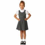 M&S girls grey school pinafores size 6-7 years, imported from the UK