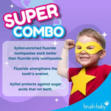Brush-Baby kids natural blueberry flavoured rocket toothpaste 50ml - British product