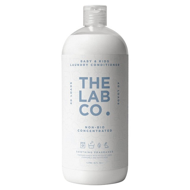 The Lab Co. Baby & Kids Soothing Non-Bio Fabric Conditioner 1L (British brand)