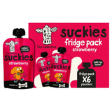 The Collective strawberry kids yoghurt pouches 6 x 90g (British brand)