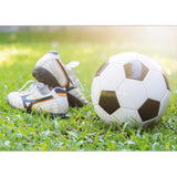 Abacus football boots birthday card - British product