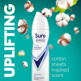 Sure women's cotton dry anti-perspirant spray 150ml (British brand)