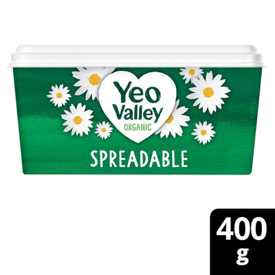M&S Yeo Valley Organic Butter and Rapeseed Oil Spreadable Butter 400g- Buy online at McGrocer