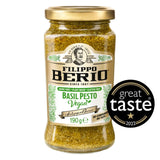 M&S Filippo Berio Vegan Basil Pesto Sauce 190g- Buy online at McGrocer