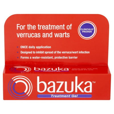 M&S Bazuka Treatment Gel for Verrucas and Warts 6g- Buy online at McGrocer