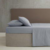 Catherine Lansfield grey pillowcase pair 50x75cm - British product