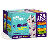 M&S Edgard & Cooper Adult Cat Chunks in Sauce Wet Cat Food Multipack 24 x 85g- Buy online at McGrocer