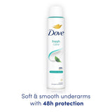 Dove fresh anti-perspirant deodorant aerosol 200ml - British product