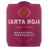 Carta Roja Crianza Monastrell Tempranillo red wine 75cl - British product