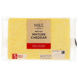 M&S Mature Cheddar cheese 350g, imported from the UK