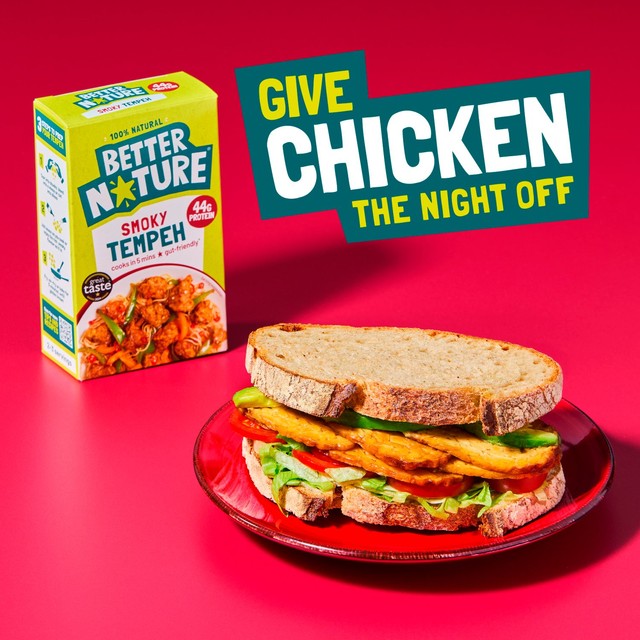 Better Nature smoky tempeh 220g - British product
