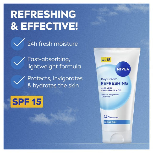 Nivea Day Cream for Normal Skin SPF15 50ml, imported from the UK