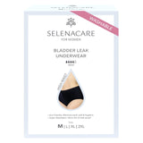M&S Selenacare Bladder Leak Undies High Waist Black Washable Underwear Size M- Buy online at McGrocer