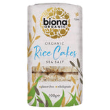 Biona rice cakes with sea salt 100g - British product