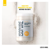 Isopure vanilla whey protein isolate powder 450g, UK version