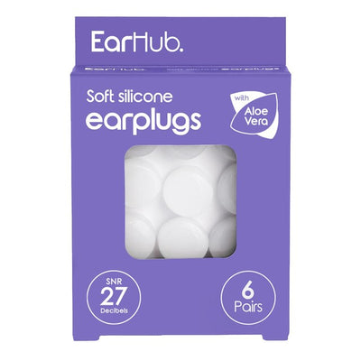 EarHub Sleepwell Soft Silikon-Ohrstöpsel 6 Paar