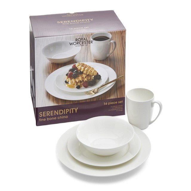 Royal Worcester Serendipity 16 piece dinner set, imported from the UK