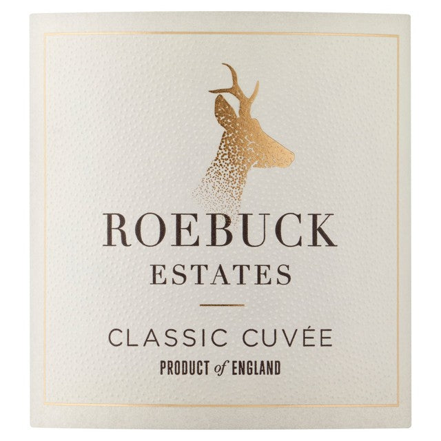 Roebuck Estates sparkling wine Classic Cuvee 2018 75cl, imported from the UK