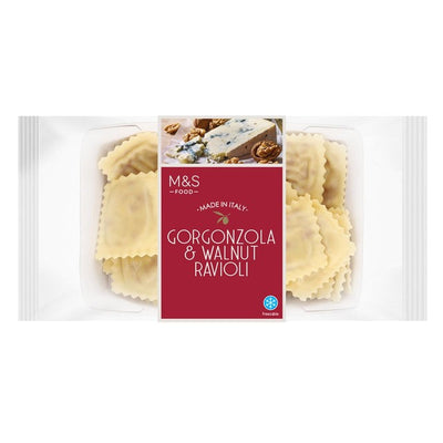 M&S M&S Gorgonzola & Walnut Ravioli Filled Pasta 250g- Buy online at McGrocer