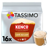 M&S Kenco Tassimo Cafe au Lait Coffee Pods 16 Pack- Buy online at McGrocer