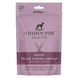 M&S The Innocent Hound Sliced Venison Sausage Dog Treats 600g- Buy online at McGrocer