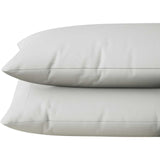 M&S M&S Cotton Rich Pillowcases Silver Grey Pillow Cases- Buy online at McGrocer