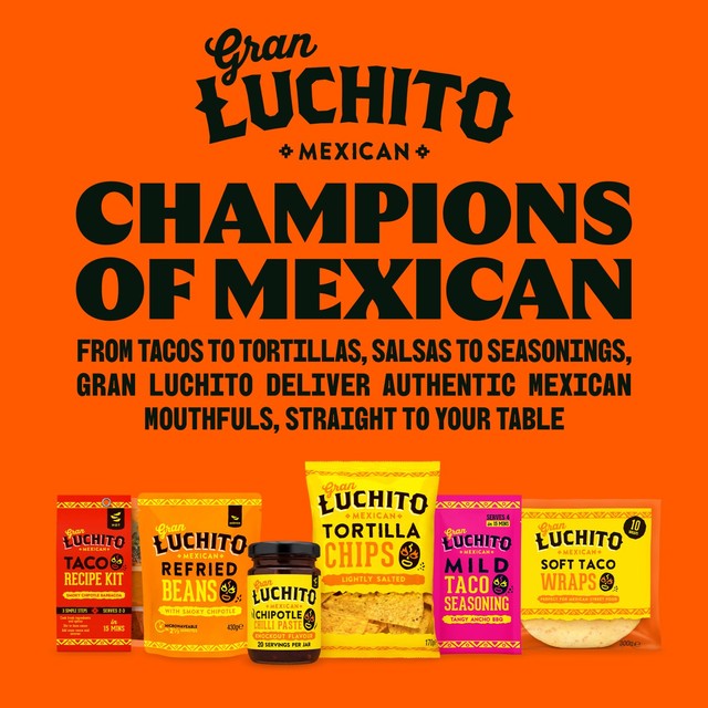 Gran Luchito citrus jalapeno carnitas taco recipe kit 270g, UK version