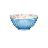 M&S KitchenCraft Pale Blue Detailed Ceramic Cereal Bowl 16x16x7.2cm- Buy online at McGrocer