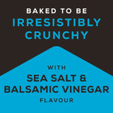 Jacob's Cracker Crisps Sea Salt Balsamic Vinegar 150g bag, UK version