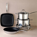 M&S stainless steel stock pot 24cm, imported from the UK