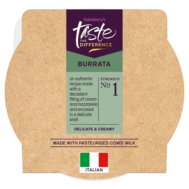 Sainsburys Italian Burrata Taste the Difference 150g
