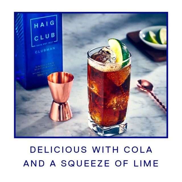 Haig Clubman Single Grain Scotch Whisky 1L, UK version