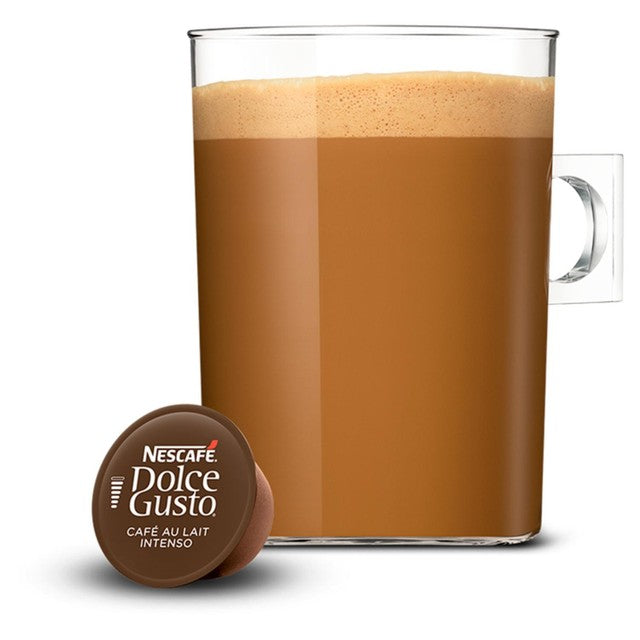 Dolce Gusto Café Au Lait coffee capsules 30 pack, imported from the UK