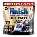 Finish Ultimate Infinity Shine Plus dishwasher tablets 73 pack - British product