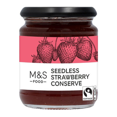 M&S Confiture de Fraises sans pépins 340g