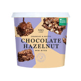 M&S chocolate hazelnut mini bites 215g, imported from the UK