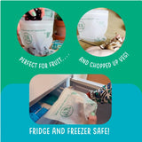 Eco Green Living small compostable resealable bags 0.5L - British product