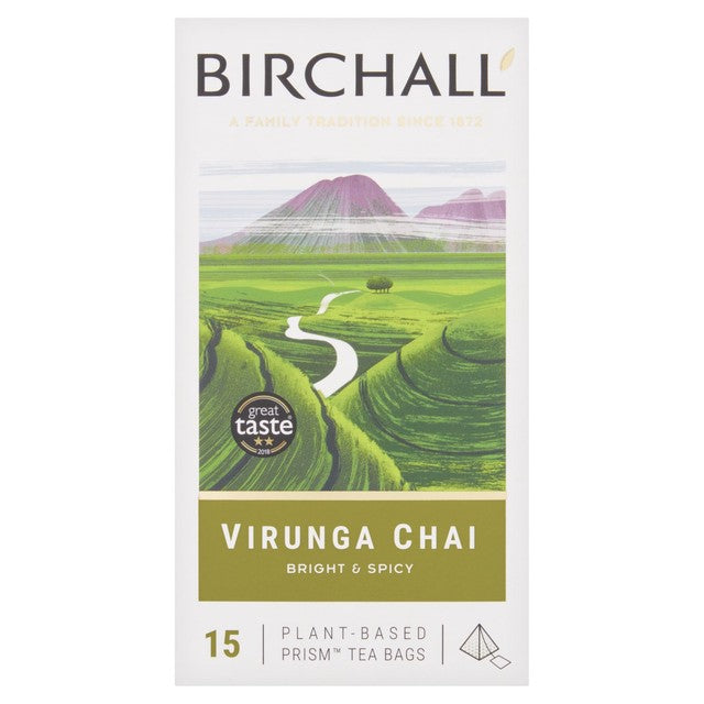 Birchall Tea Virunga Chai tea bags 15 bags - British product