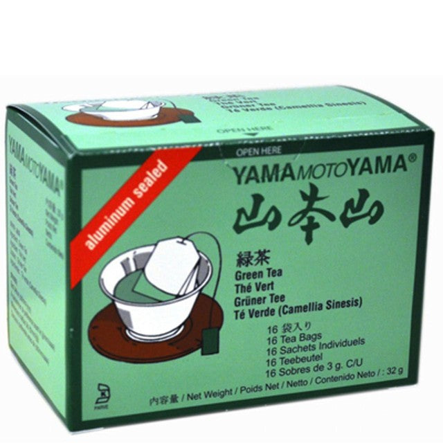 Yamamotoyama Sencha green tea bags 16 pack (British brand)