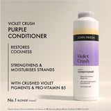 John Frieda Violet Crush purple conditioner for blonde hair, UK version