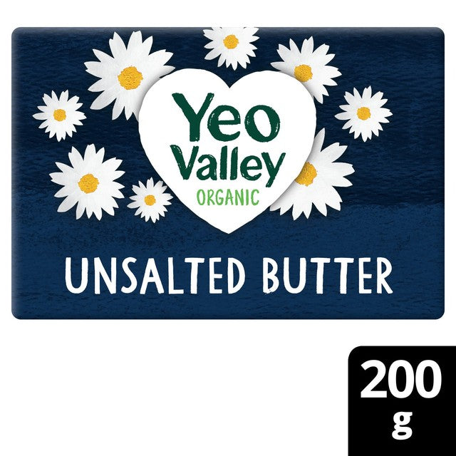 Yeo Valley organic unsalted butter 200g (British brand)