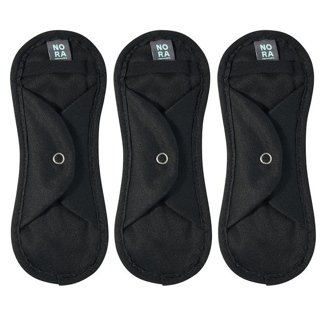 Nora reusable panty liner pad 3 pack 16cm length, UK version
