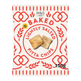 M&S M&S Lightly Salted Pitta Chips Baked Snack 150g- Buy online at McGrocer