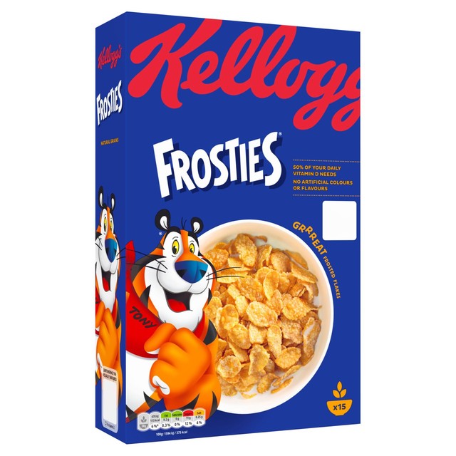 Kellogg's Frosties breakfast cereal 470g, UK version