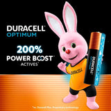 Duracell Optimum AA alkaline batteries 4 pack - British product