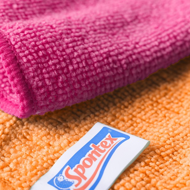 Spontex Microfibre cleaning cloths Multipurpose 4 pack (British brand)