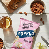 Good & Honest Sweet & Salty popped chips 85g, imported from the UK