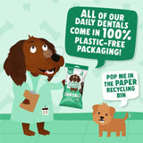 Denzel's Daily Dentals for medium dogs with peanut butter, peppermint and parsley, 100g - British product