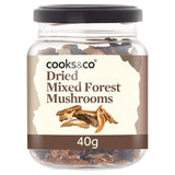 M&S Cooks & Co Dried Mixed Forest Mushrooms Wild Mushrooms 40g- Buy online at McGrocer