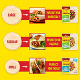 Old El Paso large flour tortilla wraps 350g, imported from the UK